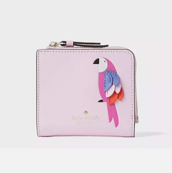 KATE SPADE SMALL I-ZIP BIFOLD WALLET FLOCK PARTY - Picture 9 of 10